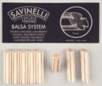Savinelli Balsa Pfeifen-Filter 9mm 15 Stück