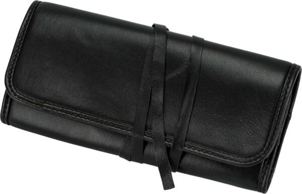 Passatore Pfeifen-Rollbeutel für 1 Pfeife Lammleder schwarz