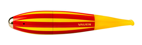 Vauen Zeppelin rot-gelb 125-jährigen Jubiläums Pfeife - 9mm Filter