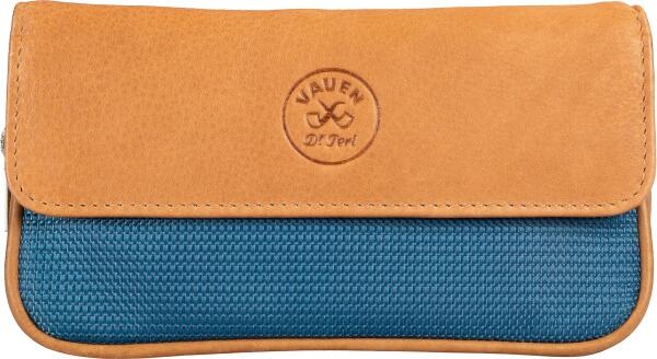 Vauen Pfeifentasche "easy one" Brown/Light blue