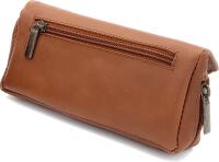 Guy Janot Kombibeutel Pfeifentasche für 1 Pfeife Cognac (6914)