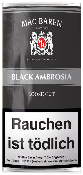 Mac Baren Black Ambrosia Pfeifentabak
