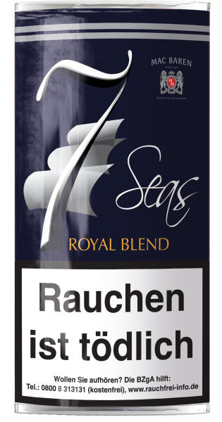 Mac Baren 7 Seas Royal Blend - Vanille, Honig - Pfeifentabak 40g