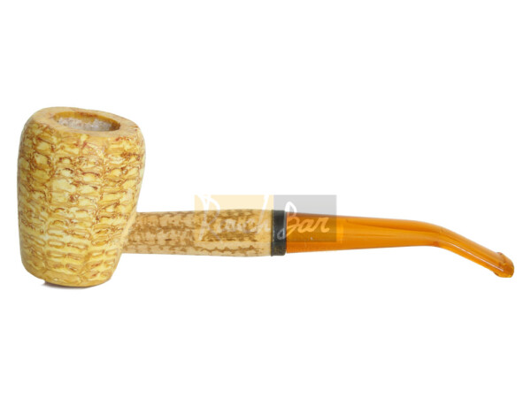 Original Missouri qualitäts Corncob Maiskolben Pfeife - Half-Bent - 6mm