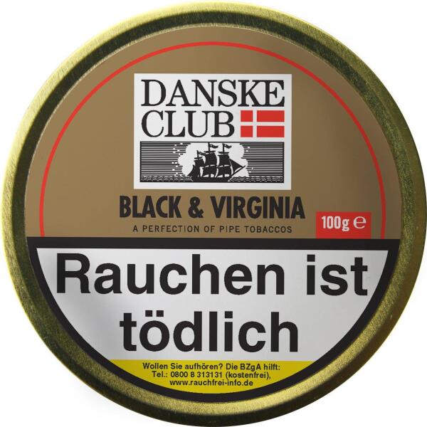 Danske Club Black & Virginia - Honig - Pfeifentabak 100g